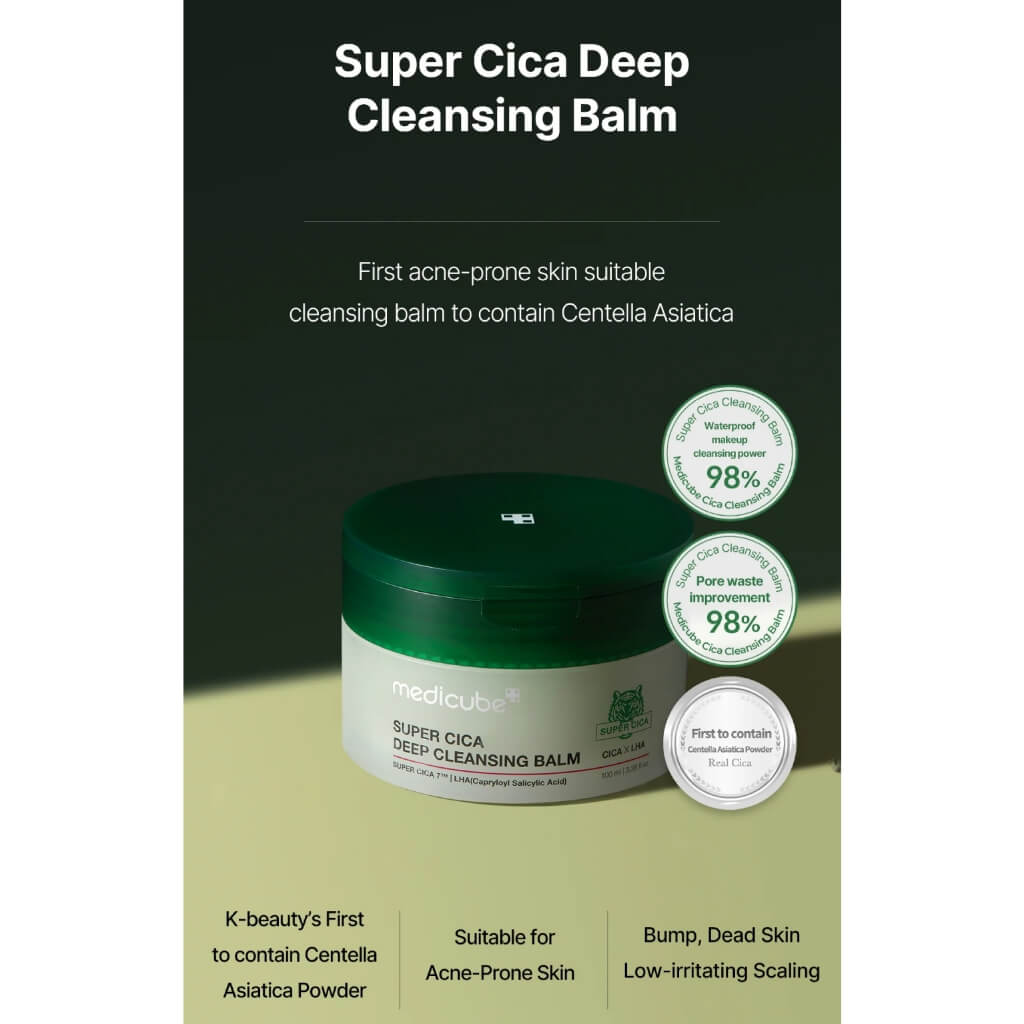 MEDICUBE Super Cica Deep Cleansing Balm 100ml /arctisztító balzsam - Image 2