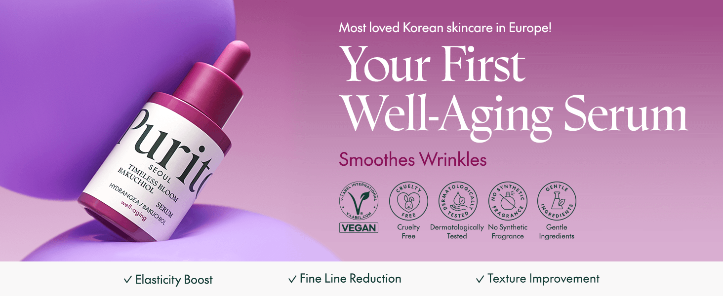 PURITO SEOUL Timeless Bloom Bakuchiol Serum / Öregedésgátló szérum 30ml - Image 2