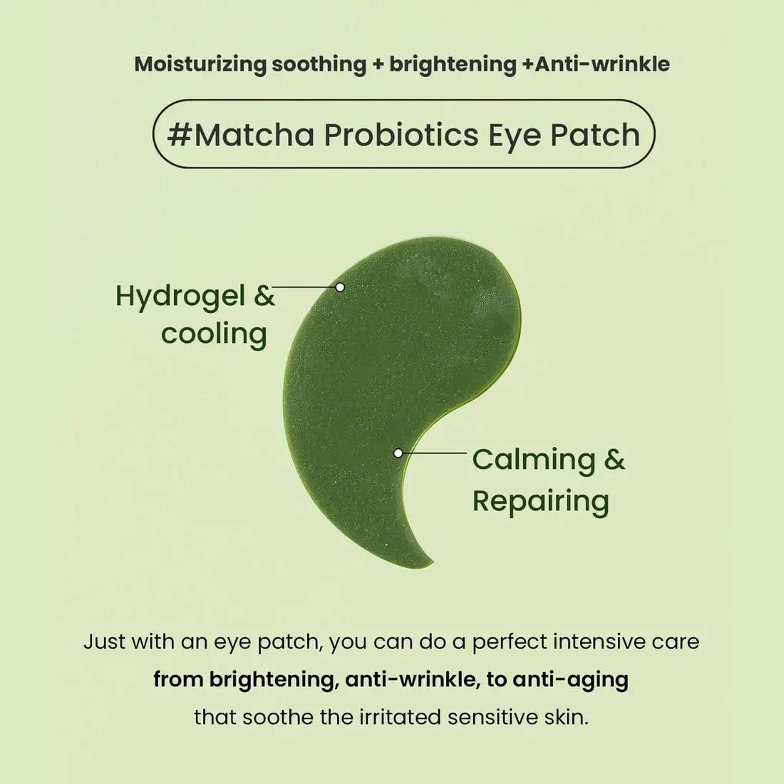 HEIMISH Matcha Biome Hydrogel Eye Patch 60db /szemtapasz - Image 3