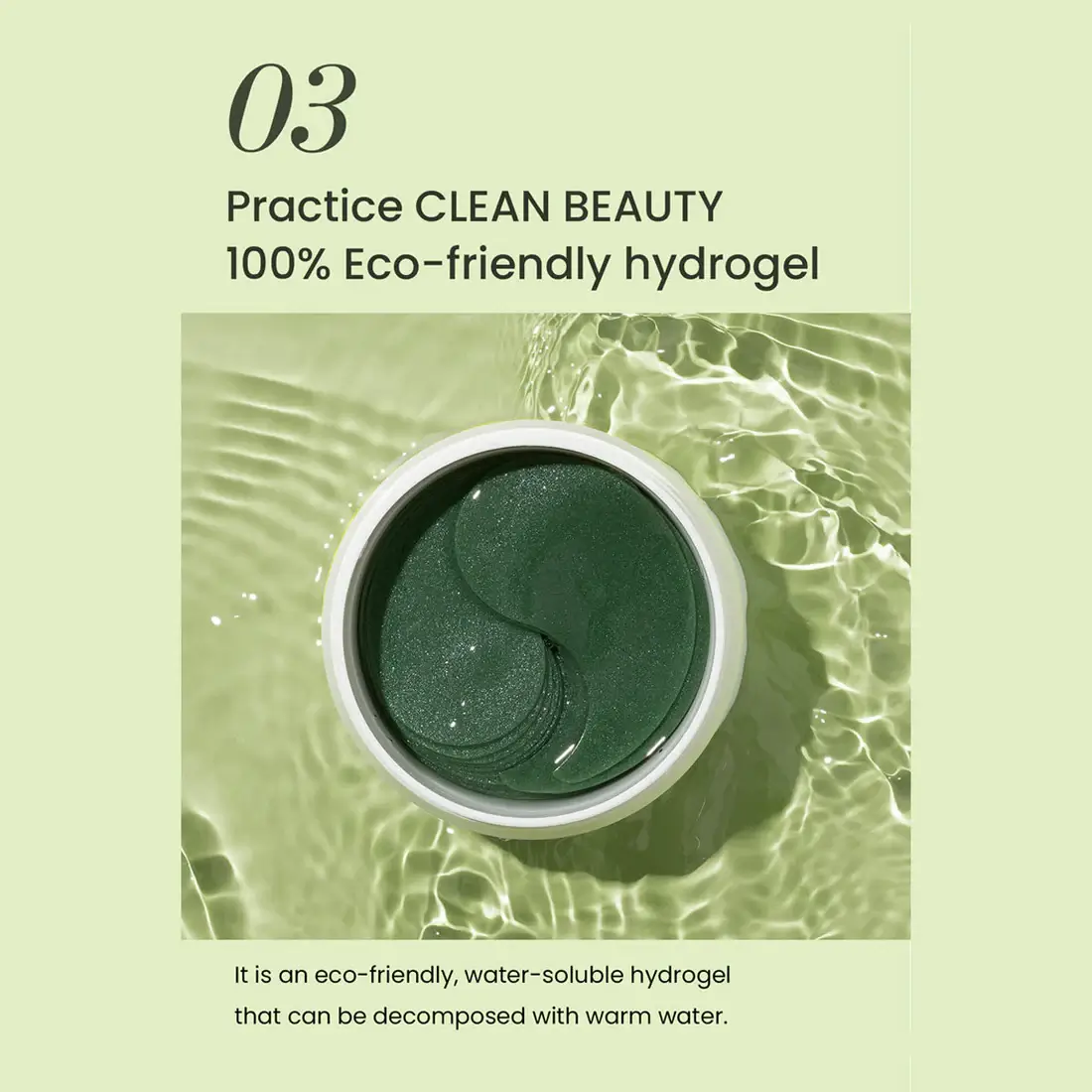 HEIMISH Matcha Biome Hydrogel Eye Patch 60db /szemtapasz - Image 8