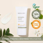 MARY & MAY Cica Soothing Sun Cream SPF50+ PA++++ 50ml /fényvédő arckrém
