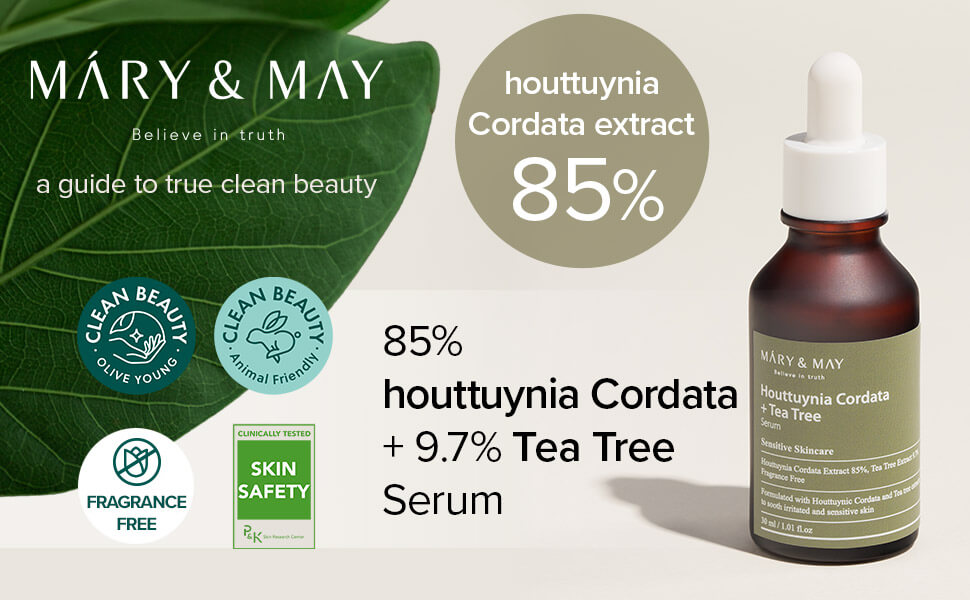 MARY & MAY Houttuynia Cordata +Tea Tree Serum 30ml /szérum - Image 2