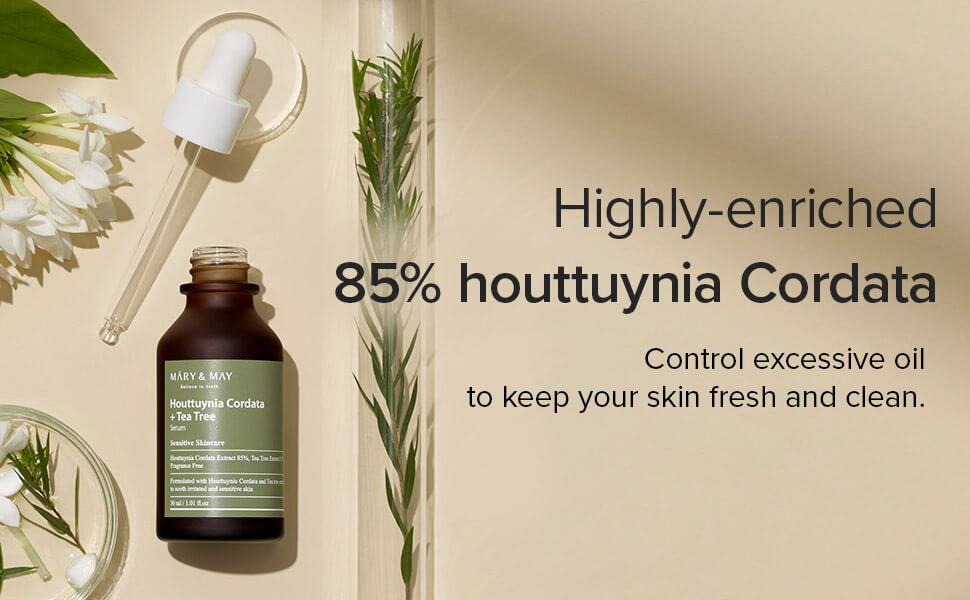 MARY & MAY Houttuynia Cordata +Tea Tree Serum 30ml /szérum - Image 4