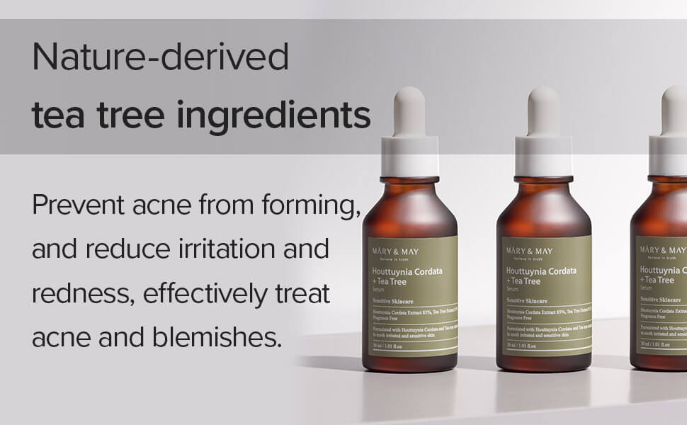 MARY & MAY Houttuynia Cordata +Tea Tree Serum 30ml /szérum - Image 5