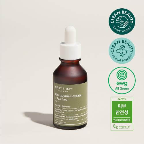 MARY & MAY Houttuynia Cordata +Tea Tree Serum 30ml /szérum