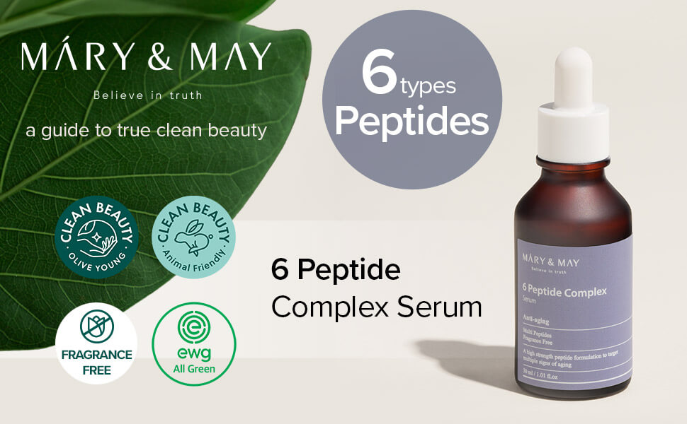 MARY & MAY 6 Peptide complex Serum 30ml - Image 2