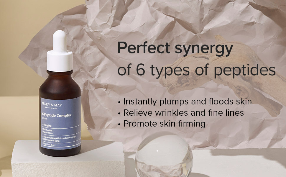 MARY & MAY 6 Peptide complex Serum 30ml - Image 4