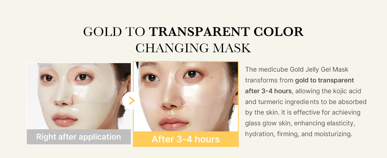 MEDICUBE Kojic Acid Turmeric Brightening Gel Mask - Image 2
