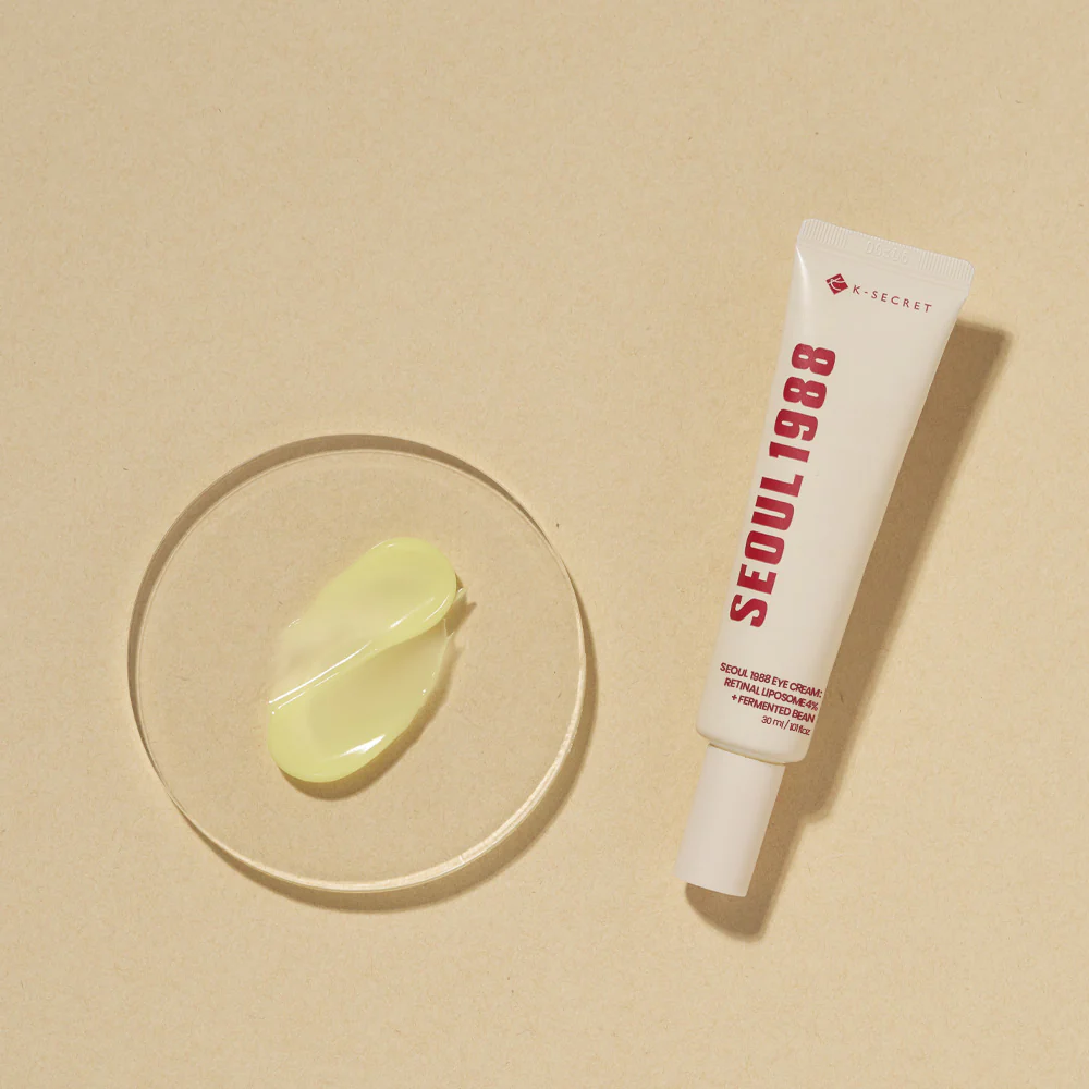 K-SECRET Seoul 1988 Eye Cream : Retinal Liposome 4% + Fermented Bean 30ml - Image 2