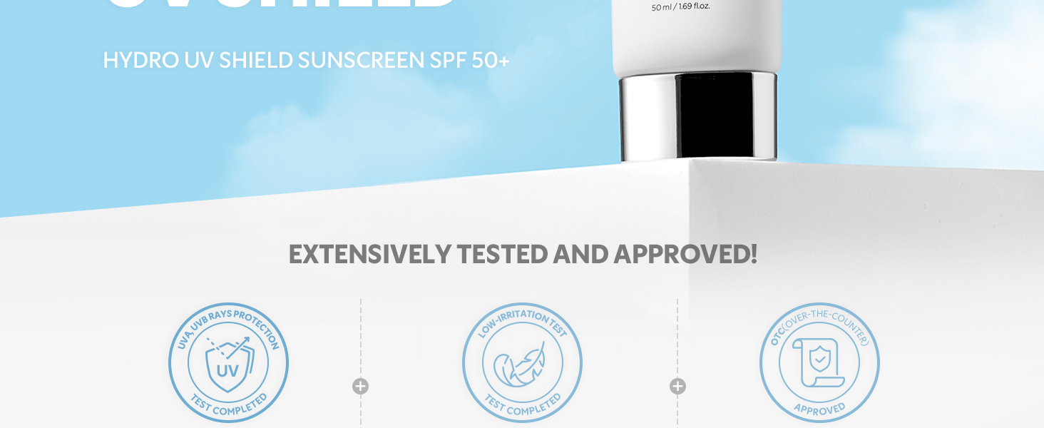 TIRTIR Hydro UV Shield Sunscreen SPF50+ 50ml /fényvédő - Image 3