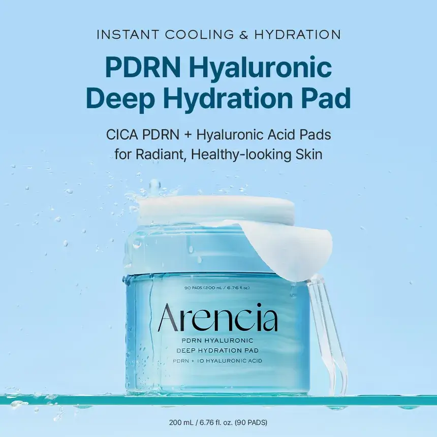 ARENCIA PDRN Hyaluronic Deep Hydration Pad 90 darab /tonikpárna - Image 2