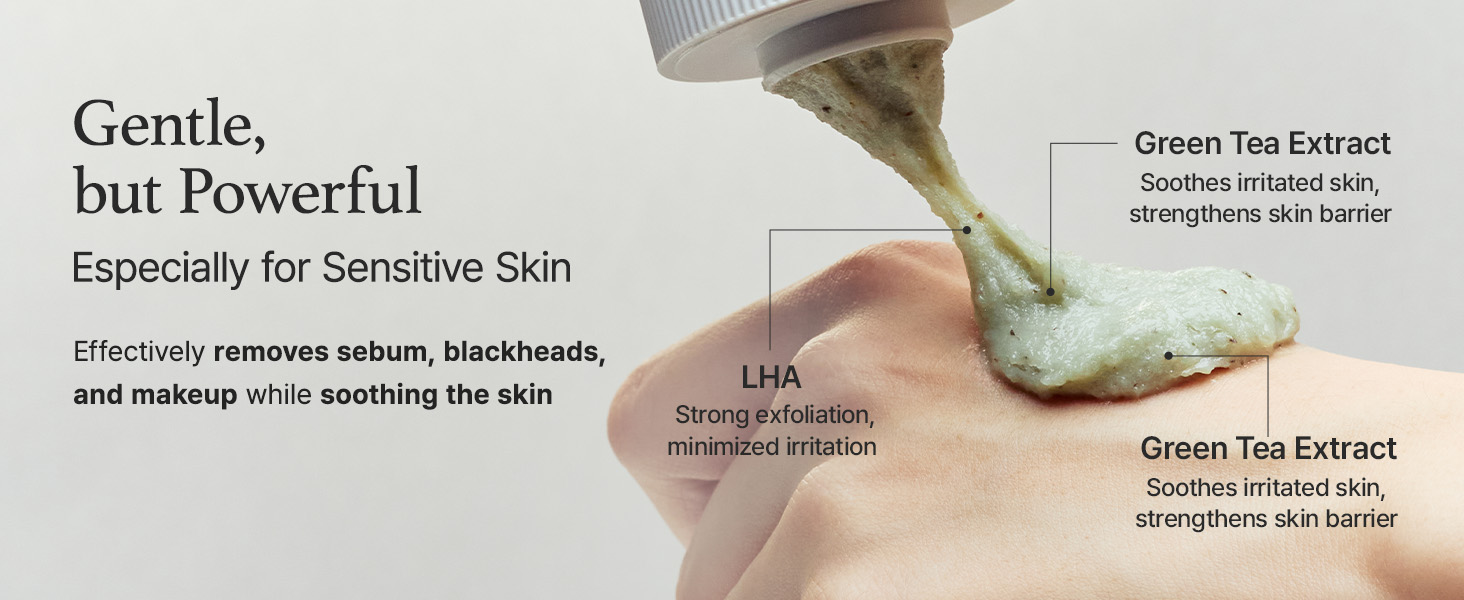 ARENCIA Green Tea + LHA Deep Pore Rice Cake Cleanser 150g /arctisztító - Image 5