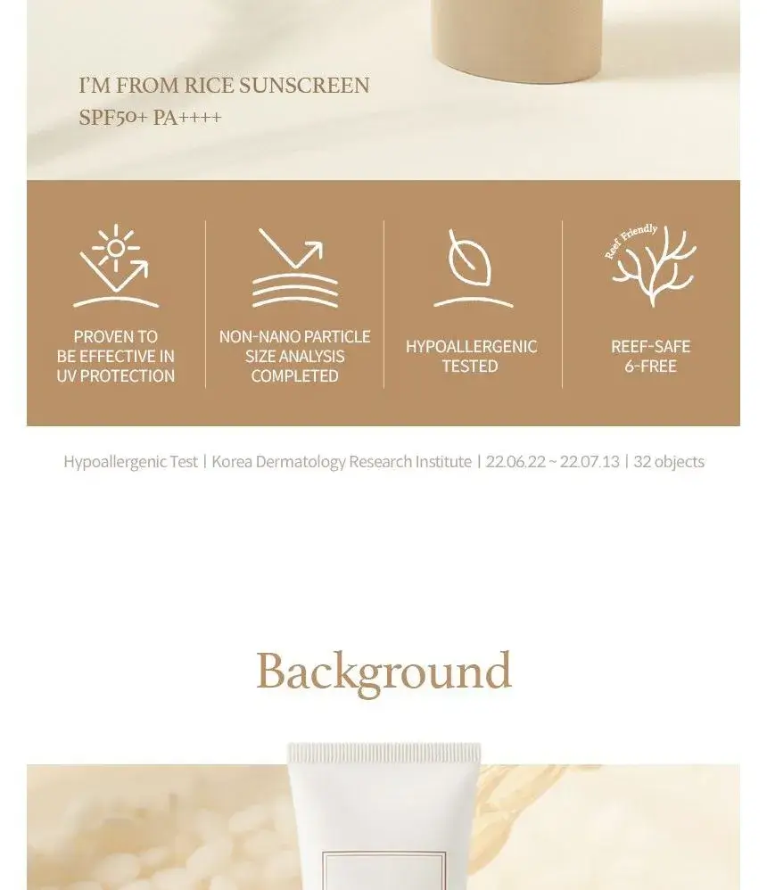 I’M FROM Rice Sunscreen 50ml /fényvédő - Image 3