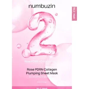 NUMBUZIN - No.2 Rose PDRN Collagen Plumping Sheet Mask 33ml