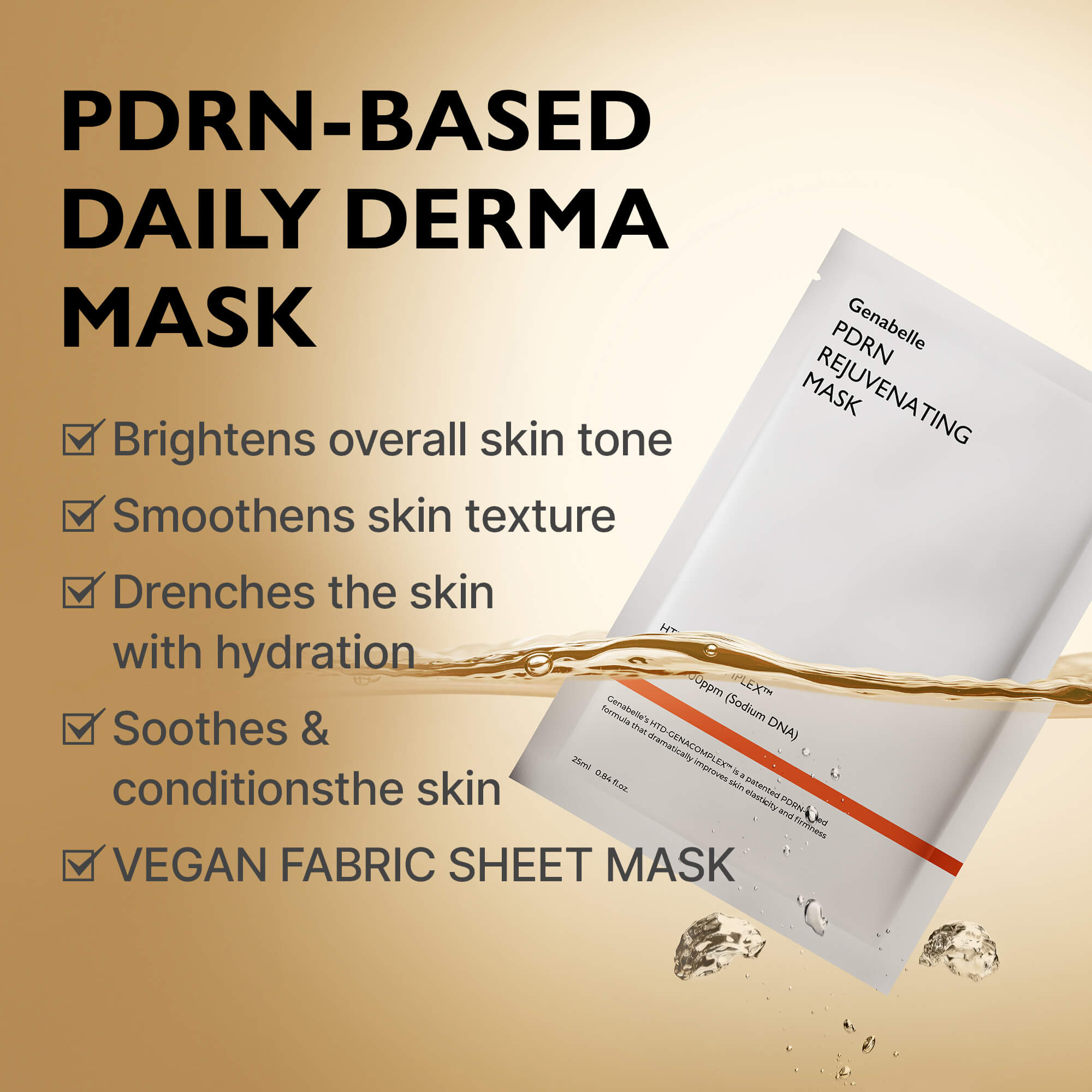 Genabelle - PDRN Rejuvenating Mask 25ml - Image 2