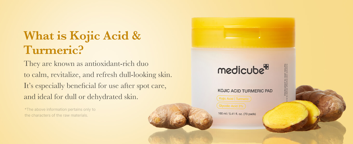MEDICUBE Kojic Acid Turmeric Pad 70 pads - Image 8