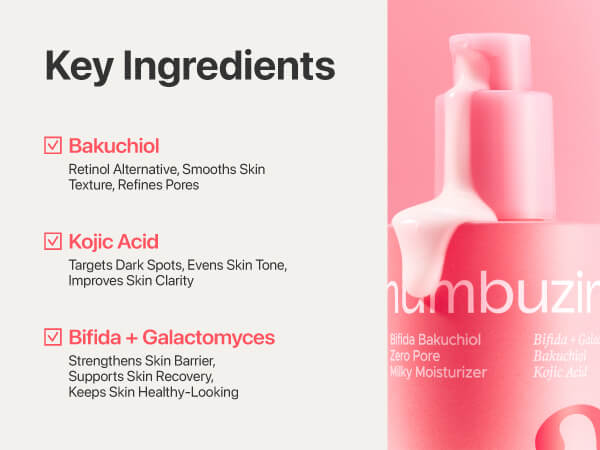 Numbuzin - No.3 Bifida Bakuchiol Zero Pore Milky Moisturizer 150ml - Image 7