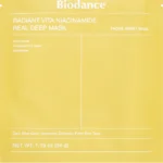 Biodance Radiant Vita Niacinamide Real Deep Mask 1 darab /arcmaszk
