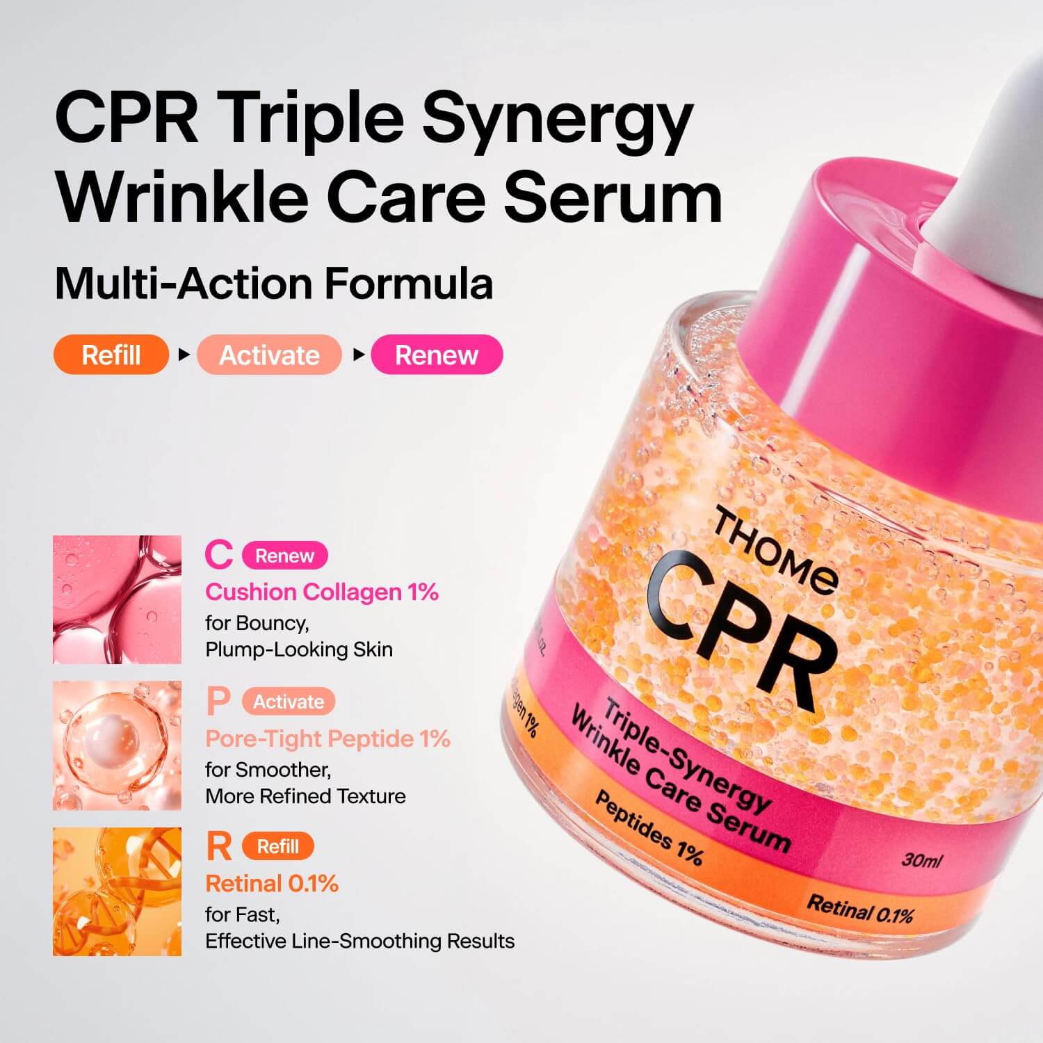THOME CPR Triple-Synergy Wrinkle Care Serum 30ml /szérum - Image 3